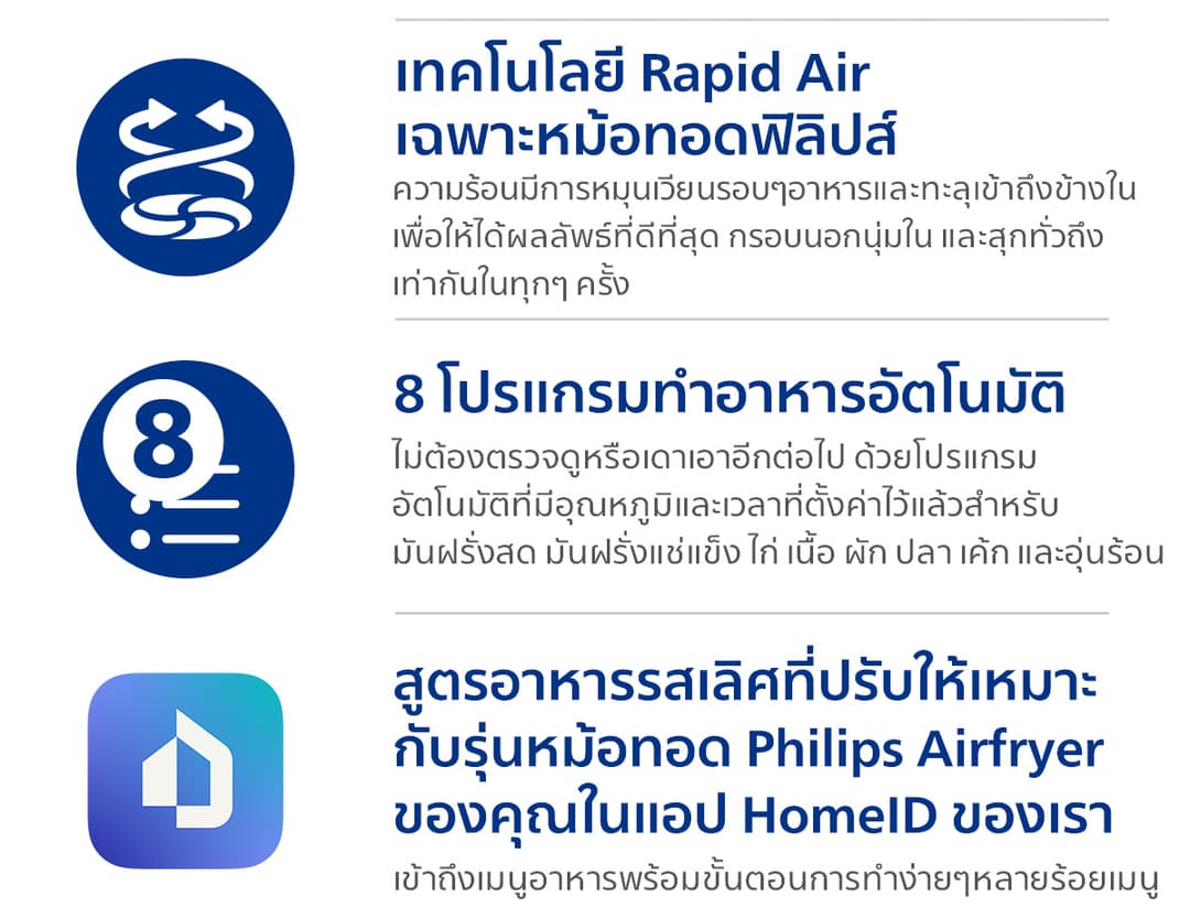 Philips NA351/00 AirFryer 3000 Series หมอทอดไร้น้ำมัน 2 ช่องทอด หม้อทอดอากาศฟิลิปส์ Series 3000 Dual Basket Airfryer https://wayoza.com