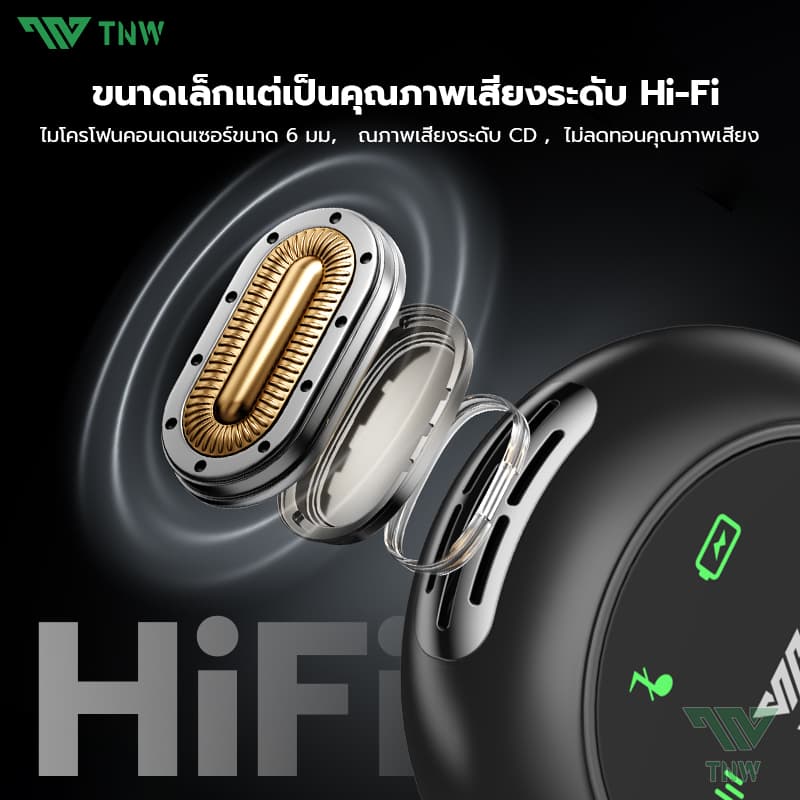 TNW A37 ไมค์ไร้สายไลฟ์สด 2.4Ghz ไมโครโฟนไร้สาย 2-In-1 Wireless Microphone พร้อมหน้าจอแบบดิจิตอล ไมค์ไร้สาย Lavalier ใช้ได้กับ IOS/Type-C https://wayoza.com