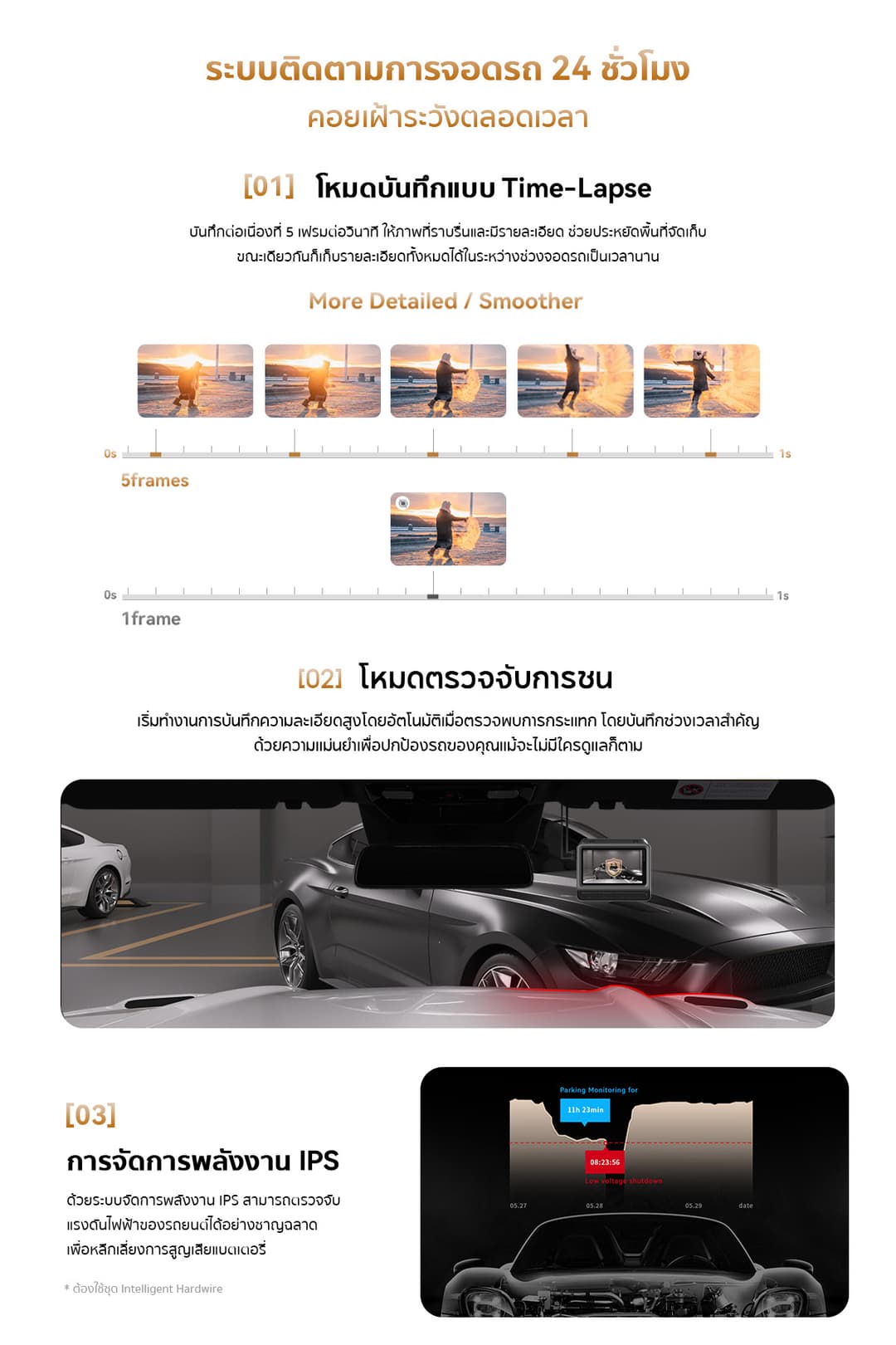 DDPAI Z60 Pro GPS Dual กล้องติดรถยนต์ Sony STARVIS & HDR Ultra HD ADAS 2.0 4K+2K+1080P AI ISP Night Vision 2.0 https://wayoza.com