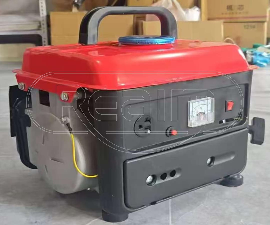 REAIM เครื่องปั่นไฟ 2 จังหวะ 650W มือดึงสตาร์ท ไฟฟ้าเงียบ ในการใช้งานในบ้านขนาดเล็ก https://wayoza.com