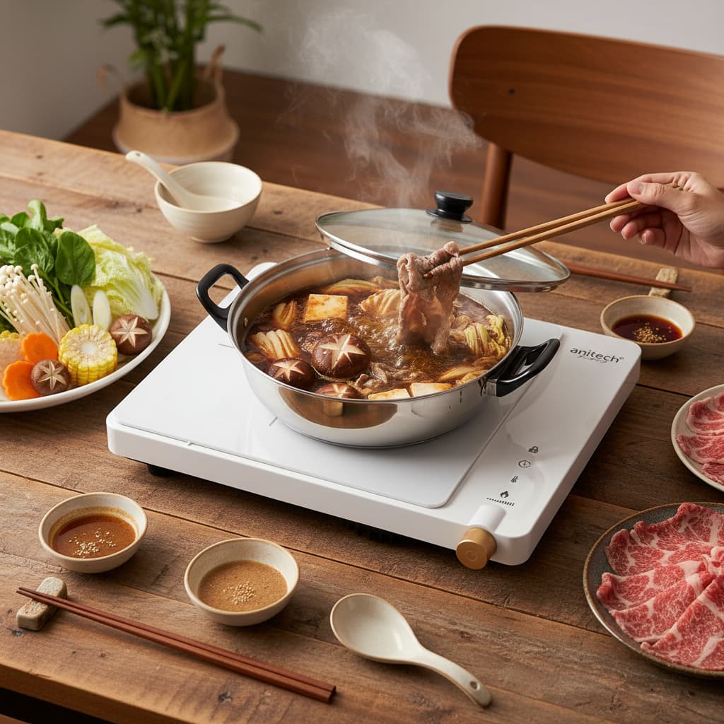 Anitech รุ่น SID1800 เตาแม่เหล็กไฟฟ้า 1800 วัตต์ ระบบสัมผัส Touch Screen สินค้ารับประกัน 2 ปี https://wayoza.com