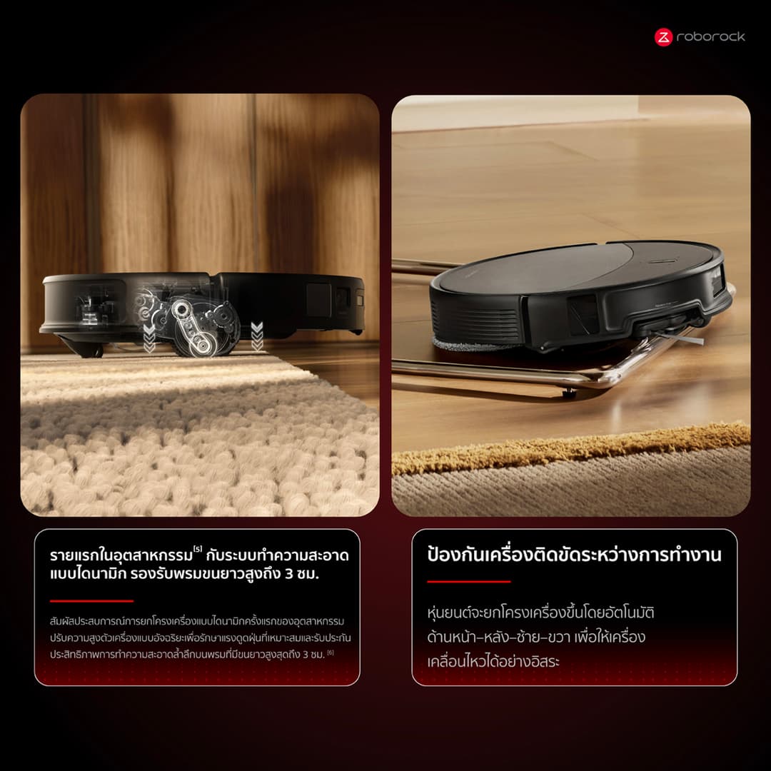 Roborock Saros 20 เครื่องดูดฝุ่น ถูพื้น แรงดูดทรงพลัง 35,000 Pa. ซักม็อบด้วยอุณภูมิสูงสุด 100 องศา https://wayoza.com