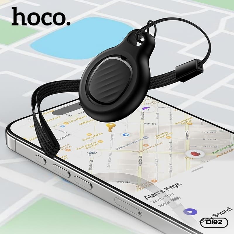 hoco รุ่น DI92 เครื่องติดตาม GPS ค้นหาตำแหน่ง วัสดุคุณภาพดี รองรับเครือข่าย iOS Find My https://wayoza.com