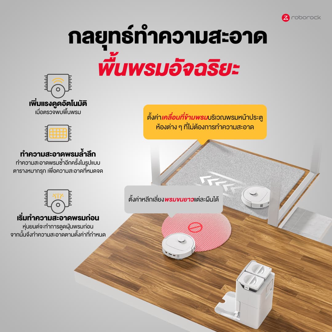 Roborock Qrevo S Pro หุ่นยนต์ดูดฝุ่นถูพื้นอัจฉริยะพร้อมแท่นชาร์จ ทั้งเก็บฝุ่น ซักผ้า ถูพื้น เป่าแห้ง https://wayoza.com