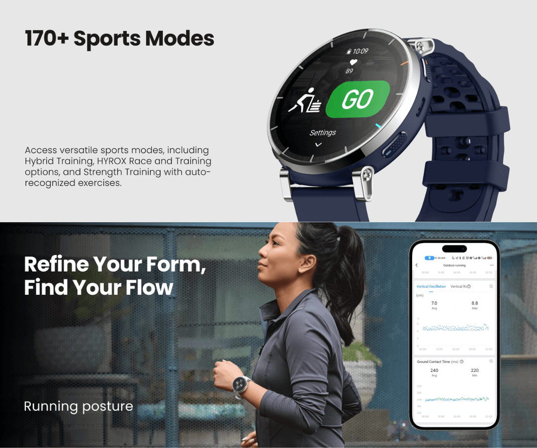 Amazfit Active 3 Premium รุ่นใหม่ หน้าจอ AMOLED 1.32" 3000nits หน้าจอ Sapphire Built-in running workouts https://wayoza.com