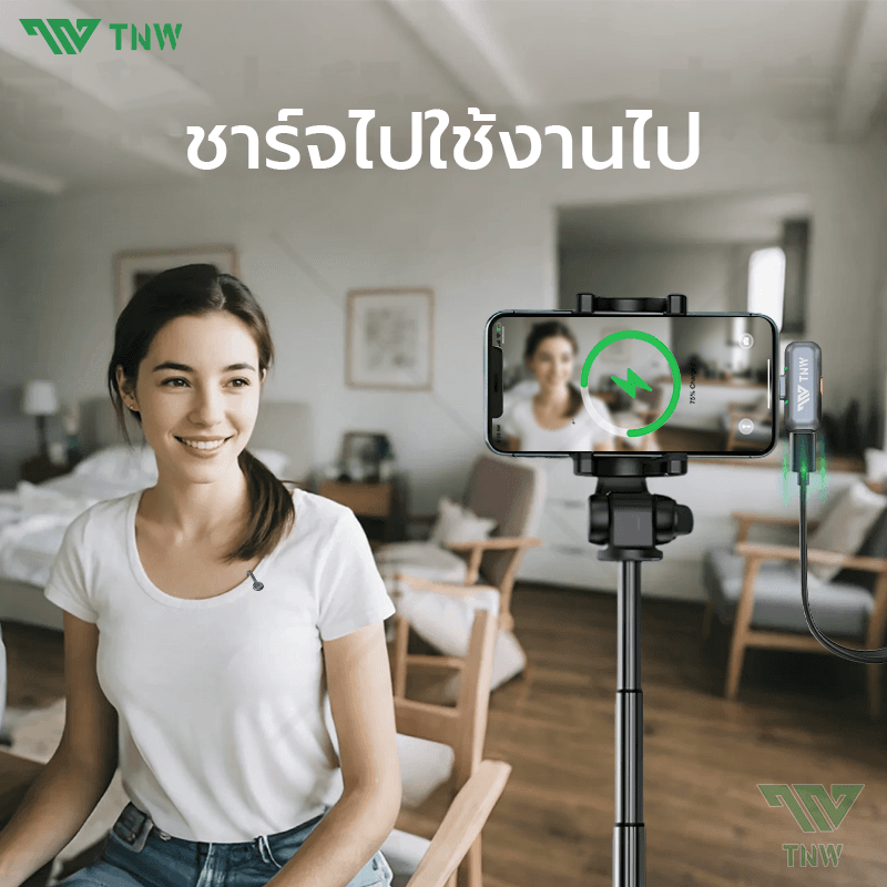 TNW X27 ไมโครโฟนไร้สาย AI ตัดเสียงรบกวน ไมโครโฟนแบบหนีบเสื้อ ขนาดพกพา สําหรับ iPhone/Andriod ไมค์สำหรับการถ่ายทอดสด Vlog https://wayoza.com