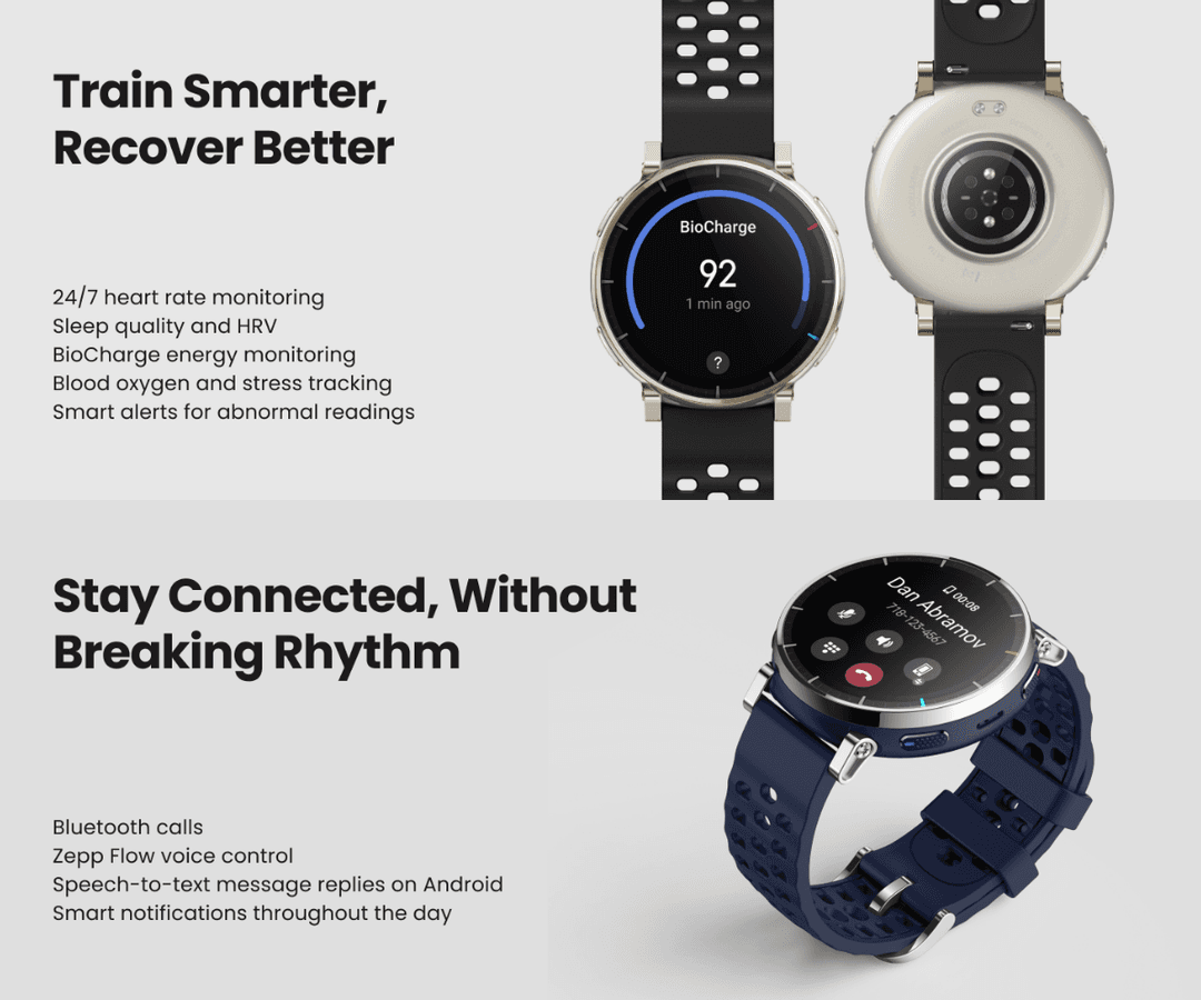 Amazfit Active 3 Premium รุ่นใหม่ หน้าจอ AMOLED 1.32" 3000nits หน้าจอ Sapphire Built-in running workouts https://wayoza.com
