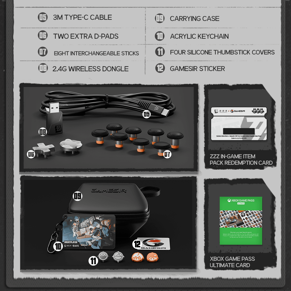 GameSir G7 Pro Zenless Zone Zero Edition Wireless Controller for Xbox, PC & Android จอยเกมไร้สาย https://wayoza.com