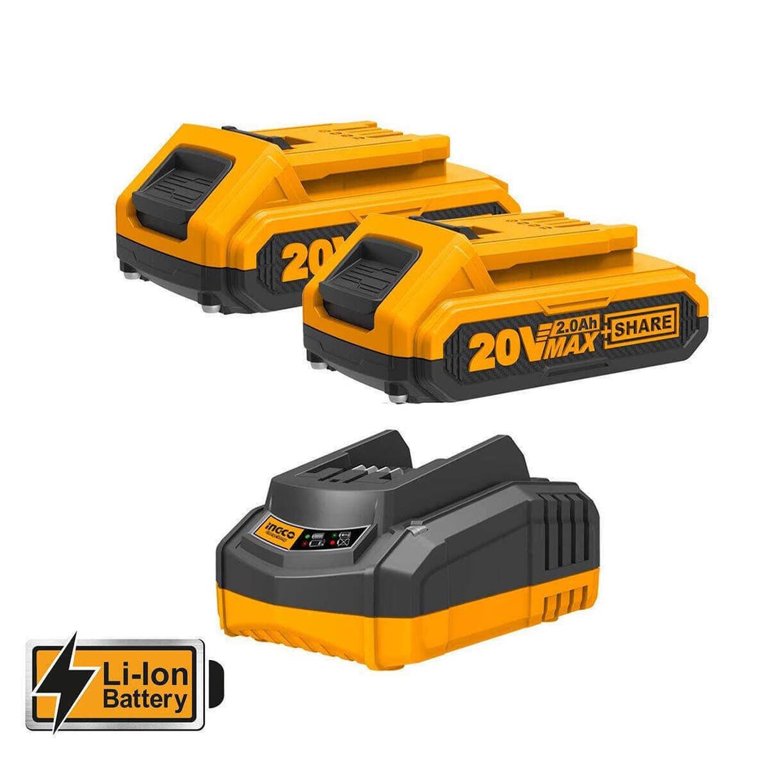 INGCO รุ่น CIRLI2028 แรงบิด 285 N.m ไขควงกระแทกไร้สาย ชุดบล็อคไขควง แบต 2 Ah 2 ก้อน https://wayoza.com