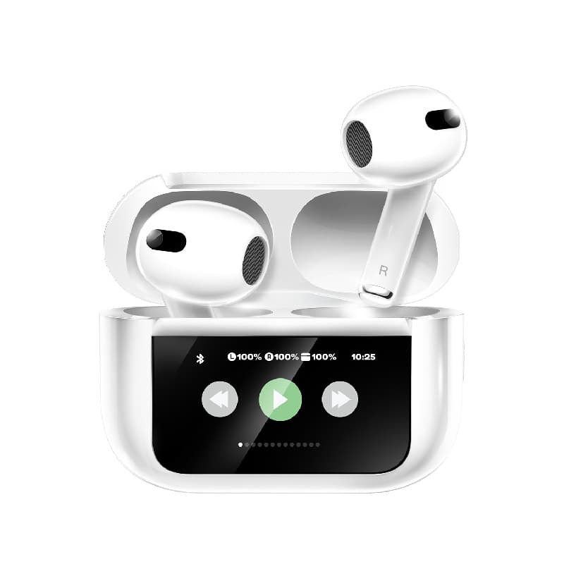 Asaki รุ่น AK-Touch3 Earphone Bluetooth 5.3 หูฟังบลูทูธไร้สาย มีจอ LED ทัชสกรีน เบสหนัก - ประกัน 1 ปี https://wayoza.com