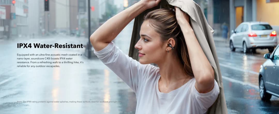 SOUNDCORE C40i Flexible and Comfortable Clip-On Earbuds หูฟังบลูทูธไร้สาย หูฟังไร้สาย หูฟังบลูทูธ เสียงเบสหนัก กันน้ํา https://wayoza.com