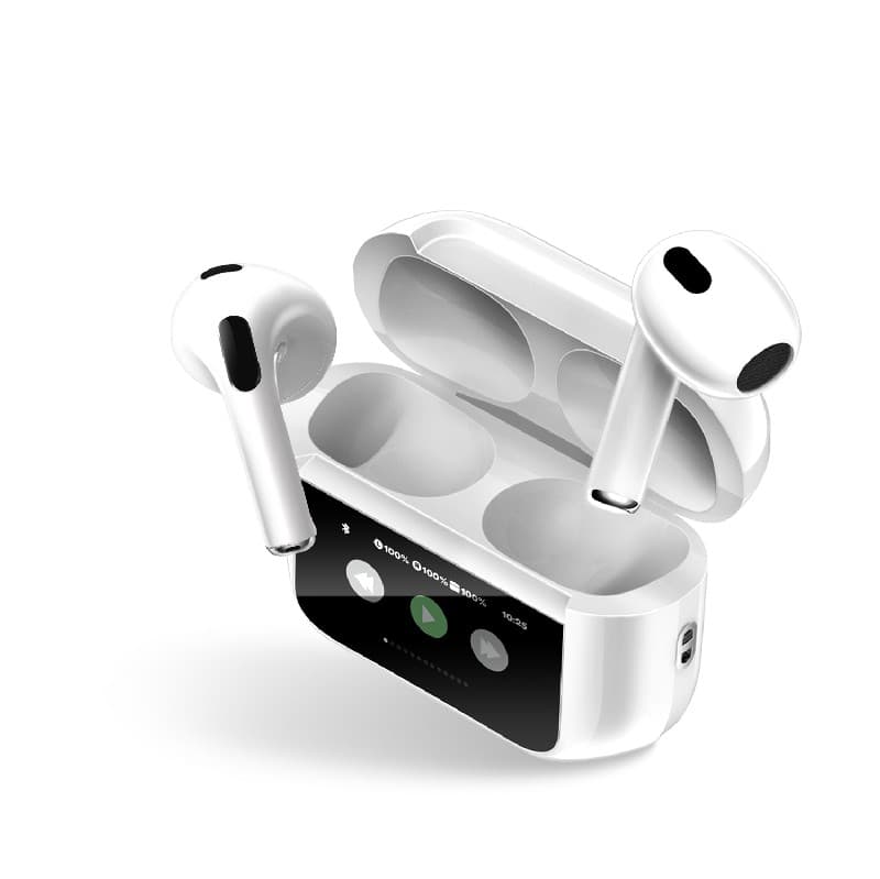 Asaki รุ่น AK-Touch3 Earphone Bluetooth 5.3 หูฟังบลูทูธไร้สาย มีจอ LED ทัชสกรีน เบสหนัก - ประกัน 1 ปี https://wayoza.com