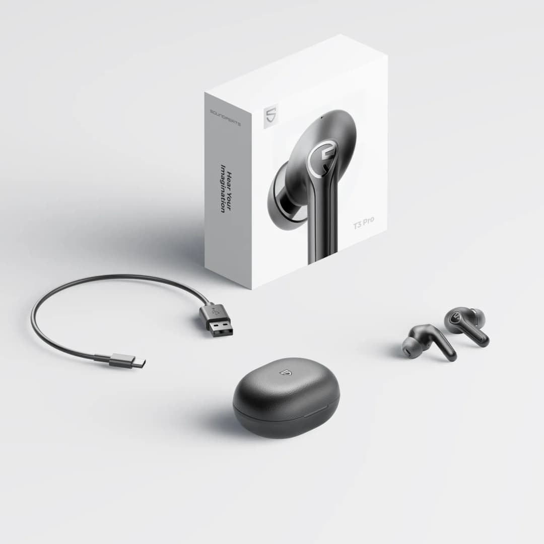 SOUNDPEATS T3 Pro หูฟังไร้สาย Bluetooth 5.4 หูฟังบลูทูธ ANC มี Game Mode https://wayoza.com