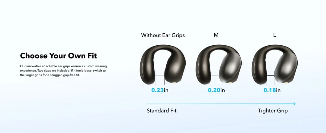 SOUNDCORE C40i Flexible and Comfortable Clip-On Earbuds หูฟังบลูทูธไร้สาย หูฟังไร้สาย หูฟังบลูทูธ เสียงเบสหนัก กันน้ํา https://wayoza.com