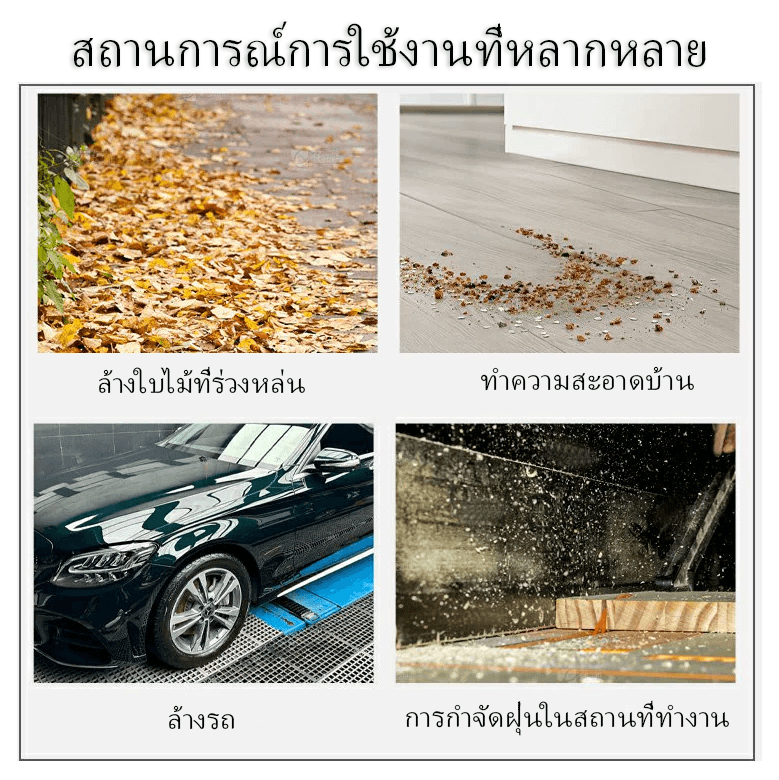 CANLIDI รุ่น CIC-200-H เครื่องเป่าลมไร้สาย แบบพกพา พลังงานสูง พัดลมเทอร์โบ เครื่องเป่าลม เป่าลมไร้สาย High Power Blower Turbo Fan แบตเตอรี่ MT-21V https://wayoza.com