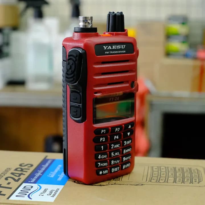 YAESU วิทยุสื่อสาร FT-24RS กำลังส่ง 5 วัตต์ เครื่องแดง ถูกที่สุด สามารถออกใบกำกับภาษีได้ https://wayoza.com