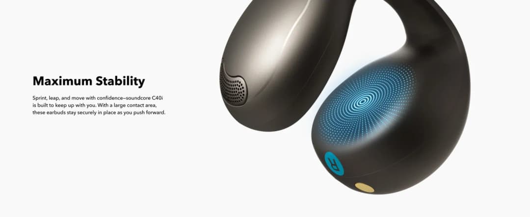 SOUNDCORE C40i Flexible and Comfortable Clip-On Earbuds หูฟังบลูทูธไร้สาย หูฟังไร้สาย หูฟังบลูทูธ เสียงเบสหนัก กันน้ํา https://wayoza.com