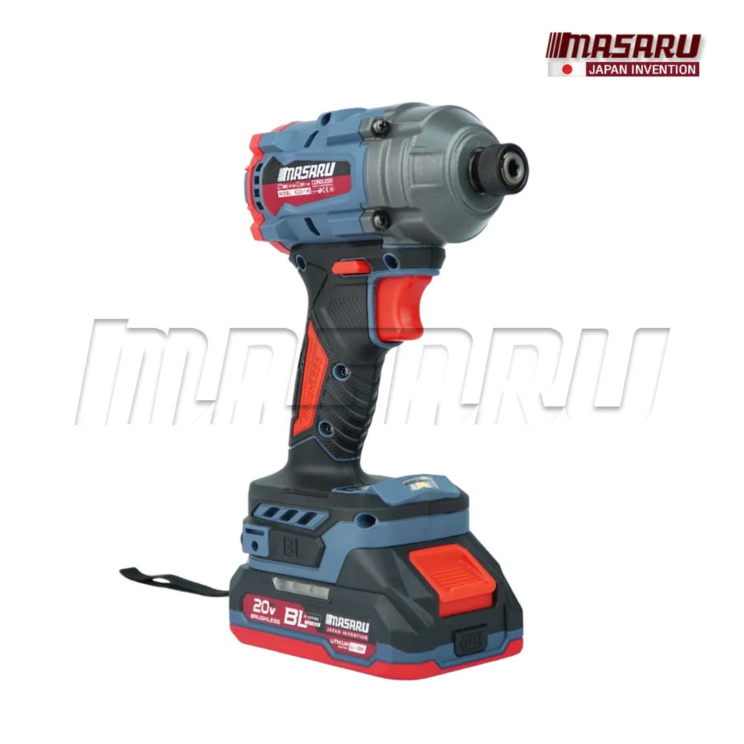 MASARU รุ่น SCDI-145 แรงบิด 250 N.m ไขควงกระแทกไร้สาย 20 V มอเตอร์บลัสเลส สว่านกระแทก สว่านmasaru พร้อมใช้งาน https://wayoza.com
